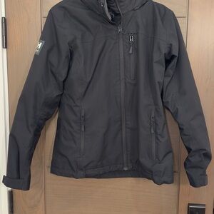Black Helly Hansen Rain Jacket